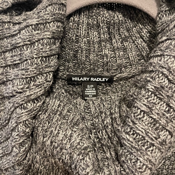 Hilary Radley grey knit turtleneck sweater. Size small - Picture 8 of 8